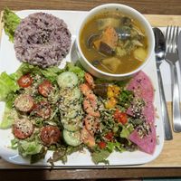 Zirael platter   at Zirael Vegan Restaurant in Kyoto