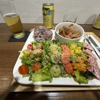 Ginger soymeat plate #Veganuary at Zirael Vegan Restaurant in Kyoto