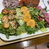 Hamburer steak   at Zirael Vegan Restaurant in Kyoto