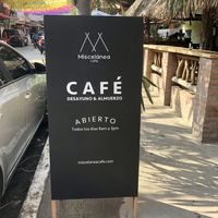 Look out for the sandwich board sign - the cafe is tucked down the side behind Emiliano’s restaurant   at Miscelanea Sayulita in Sayulita