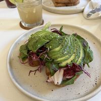 Avocado toast and ginger lemonade   at Miscelanea Sayulita in Sayulita