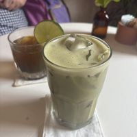 Matcha with oat milk   at Miscelanea Sayulita in Sayulita