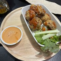 Cauliflower bites  at Veganerie - Kingkeaw in Bangkok