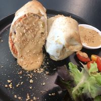 Tofu Satay Wrap   at Veganerie - Kingkeaw in Bangkok