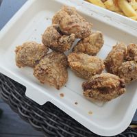 Fried chicken at Veganerie - Kingkeaw in Bangkok
