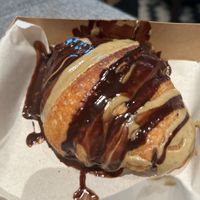 Choc pistachio croissant!!  at Veganerie - Kingkeaw in Bangkok