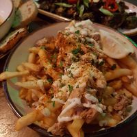 Crab fries at Good Intentions in St Petersburg