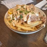 Crab fries  at Good Intentions in St Petersburg