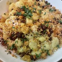 Seasonal gnocchi  at Good Intentions in St Petersburg