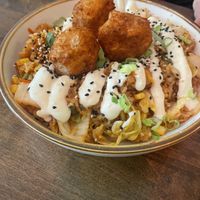 Kimchi fried rice  at Good Intentions in St Petersburg