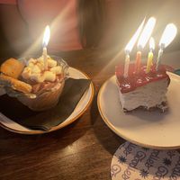 Smokes de crème and guava lime cheesecake  at Good Intentions in St Petersburg