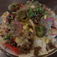 Nachos  at Good Intentions in St Petersburg