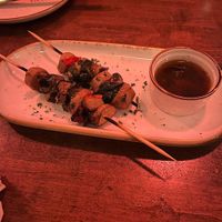 scallop skewers at Good Intentions in St Petersburg