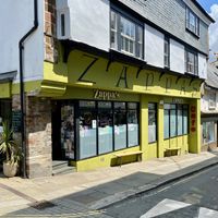 Outside seating as well    at Zappa's in Totnes