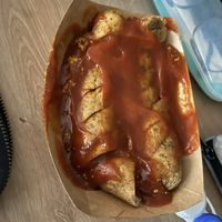 Double Currywurst végane   at VINCENT - The Playce in Berlin