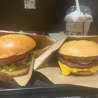 the chicken one is quite dense and tastes more like schnitzel so beware of that, also wasn’t a fan of the milkshake it made my stomach ache  at VINCENT - The Playce in Berlin