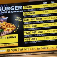 Menu - Burger (Update  02/2026).  at VINCENT - The Playce in Berlin