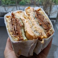 Vegan Reuben sandwich at Third Culture in East London
