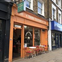 Outside   at Third Culture in East London