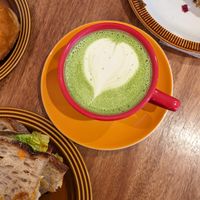 Matcha latte #Veganuary at Third Culture in East London