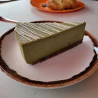 Creamy matcha cheesecake at Third Culture in East London