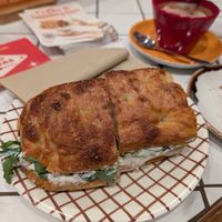 Caprese sandwich at Third Culture in East London