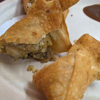 Samosa (vegan) at Madras Cafe in Appleton