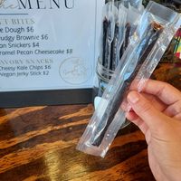 Vegan jerky sticks  at Beech Kombucha in St Petersburg