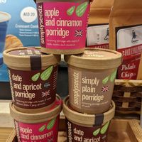 Vegan porridge options at Caribou Coffee - Arabian Ranches in Dubai