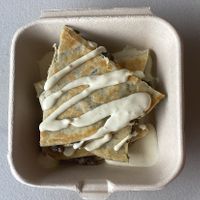 alugbati auesadilla from cruising platos  at Good Food Sundays in Mandaluyong