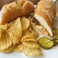Vegan Hoisin Tofu Bahn Mi! Yum!  at Broken Top Bottle Shop and Ale Cafe in Bend