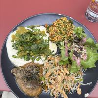Vegan plate of the day   at La Forge des Halles in Chambery