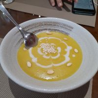 Some hot sweet ginger dessert at Heal & Celeb Vegan Restaurant in Ho Chi Minh City