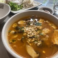 Quang noodles (comes with this side salad) #Veganuary at Heal & Celeb Vegan Restaurant in Ho Chi Minh City