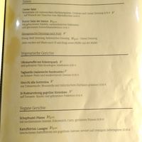 Menu 2 at Panoramarestaurant Bastei in Lohmen