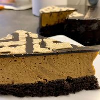 Coffee mousse at Mishto Café & Deli in Budapest