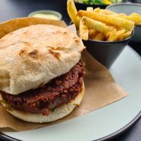 BBQ Soya burger at Tiffany's Bjølsen in Oslo