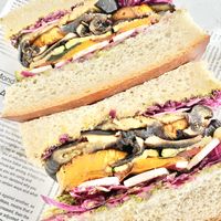 Antipasto sandwich   at Veganista HI in Honolulu