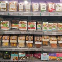 All kinds of tofu (also smoked and silken) and a variety of faux meats and falafels at EkoPlaza - Nieuwe Ebbingestraat in Groningen