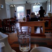 Inside of café (September 2022) at Harlequin Coffee and Tea House in York