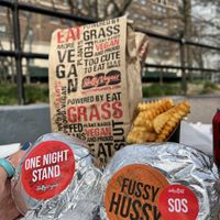 Burgers  at Slutty Vegan in Brooklyn