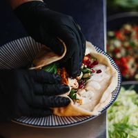 Falaffelsandwich at Onkel Salamat in Luzern