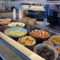 The food options  at Onkel Salamat in Luzern