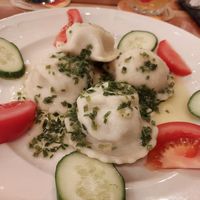 Dumplings at Brauhaus zu Murau in Murau