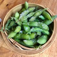 Edamame. Pretty standard. at Mosquito Tapas in Barcelona