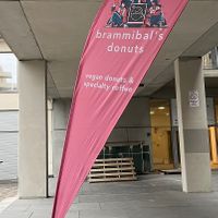 Flag  at Brammibal's Donuts - Altona  in Hamburg