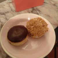 Boston cream and Bienenstich at Brammibal's Donuts - Altona  in Hamburg