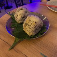 Tuna Onigiri, DELICIOUS  at Modoki Funky Roll in Barcelona