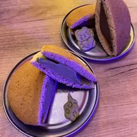 Dorayaki (matcha and chocolate)  at Modoki Funky Roll in Barcelona