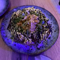 Osaka okonomiyaki  at Modoki Funky Roll in Barcelona